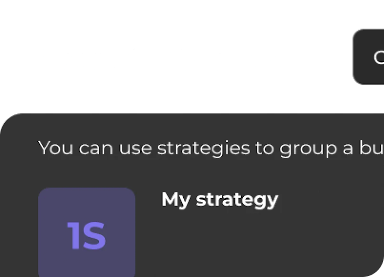 Diverse strategy creation
